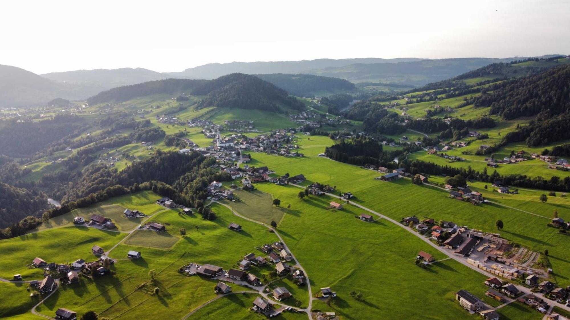 Zu Gast Bei Den Hagspiels Lejlighed Hittisau Eksteriør billede